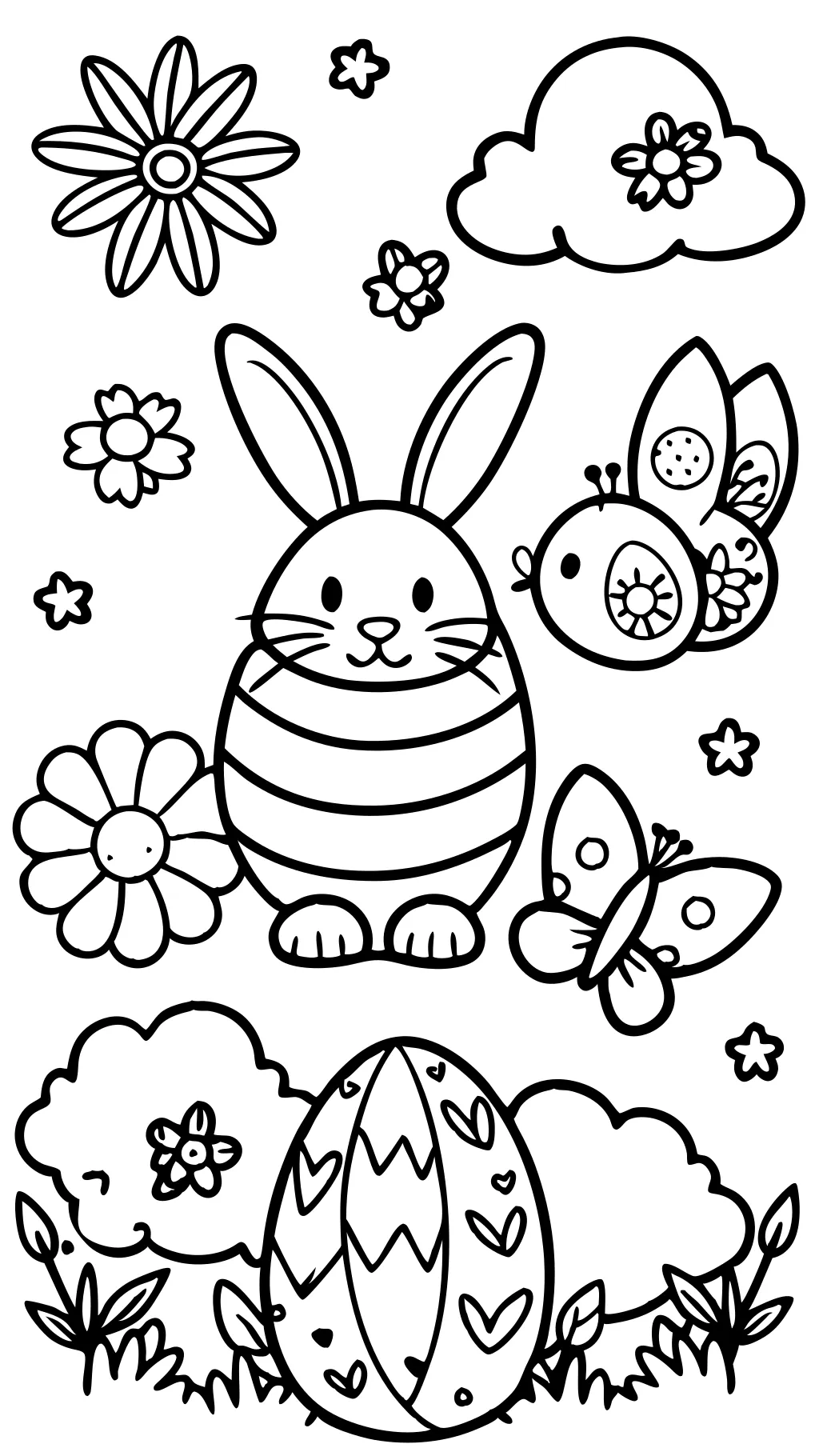 free april coloring pages